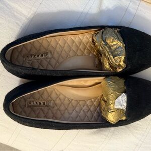 Birdies Women's Black mohair Loafers